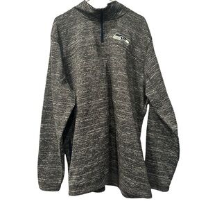 NFL Team Apparel Seattle Seahawks Quarter-Zip Pullover 2XL